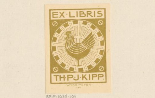 Ex libris of Th.P.J. Kipp