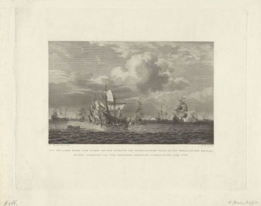 Dutch fleet off Goeree after the Four Days' Battle