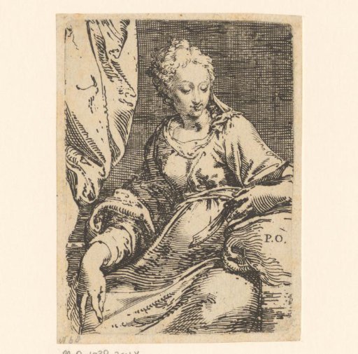 Seated woman with a book
