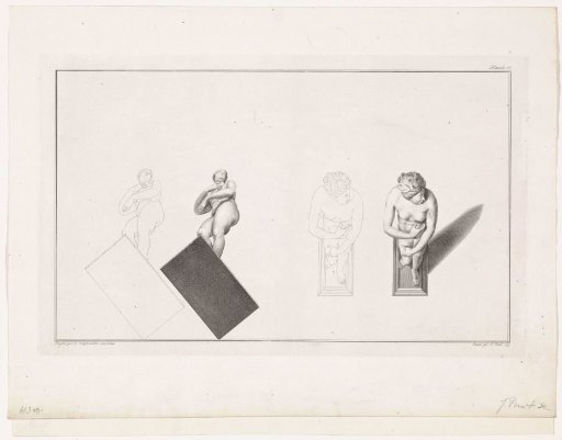 Statue of Venus de' Medici, in two positions