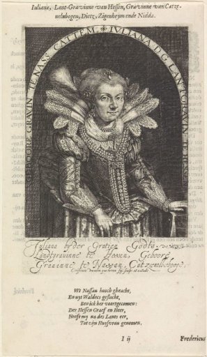Portrait of Juliana, Countess of Nassau-Siegen