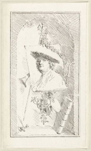 Self-portrait of Cornelis Ploos van Amstel