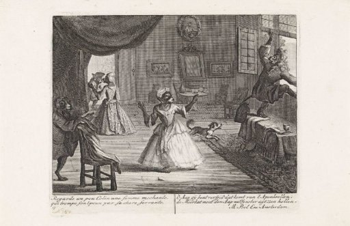 A monkey as a caught lover, ca. 1720