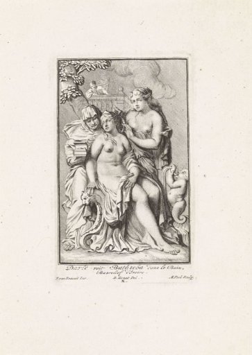 Bas-relief with David and Bathsheba