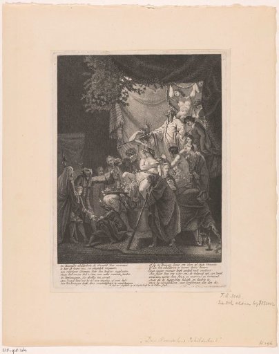Reception of a new member of the Bentvueghels, ca. 1700