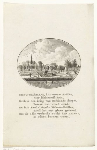 View of the village of Nieuw-Beijerland