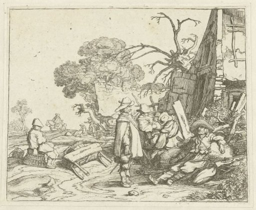 Landscape with Soldiers