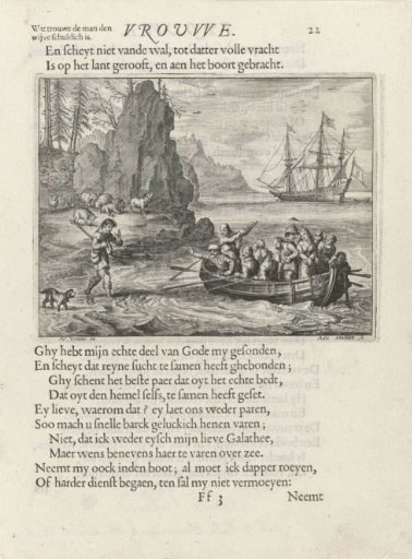 A Skiff by a Shepherd on the Shore