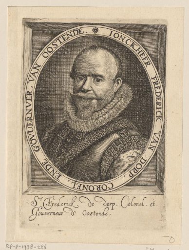 Portrait of Frederik van Dorp, Governor of Ostend