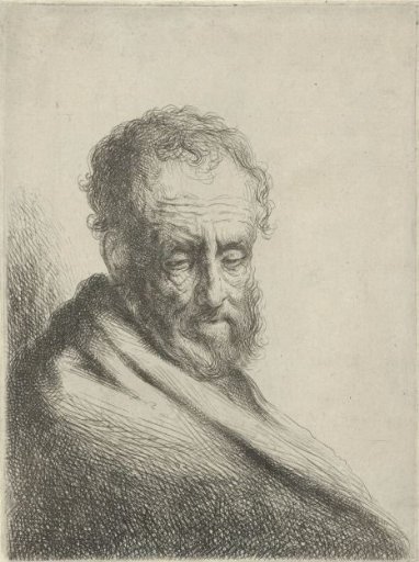 Bust of an old man