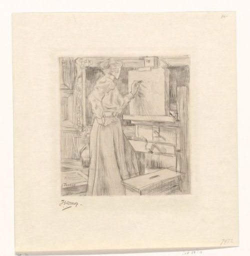 Riet van Houten drawing