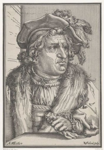 Man with a plumed hat