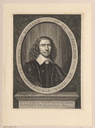 Portrait of Johan van Roubergen