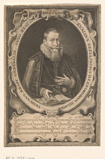 Portrait of Eeuwoud Teellinck