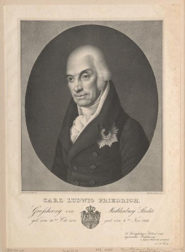 Portrait of Karel II of Mecklenburg-Strelitz