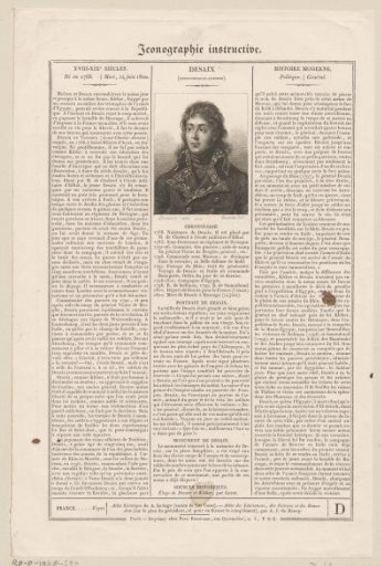 Portrait of Louis Charles Antoine Desaix