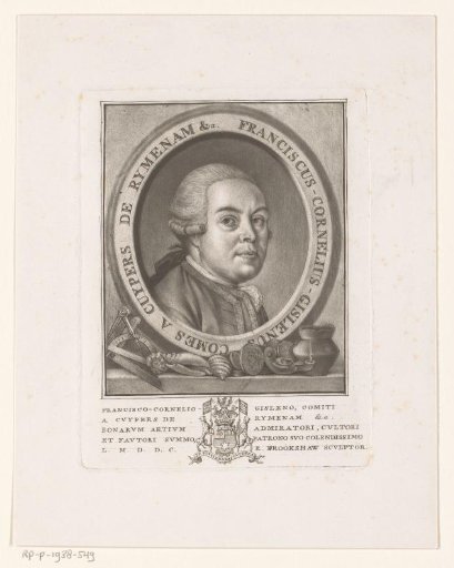 Portrait of Frans Corneel Gislenus Cuypers van Rijmenam