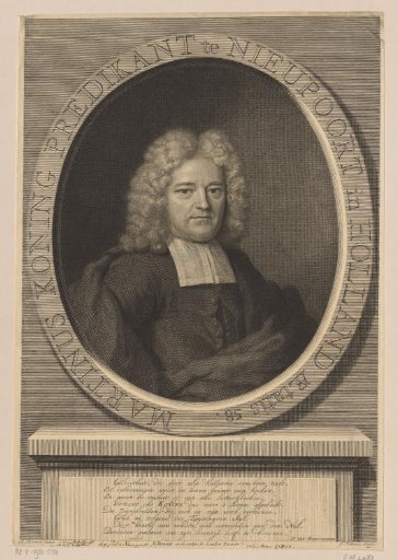 Portrait of Martinus Koning at the age of 58