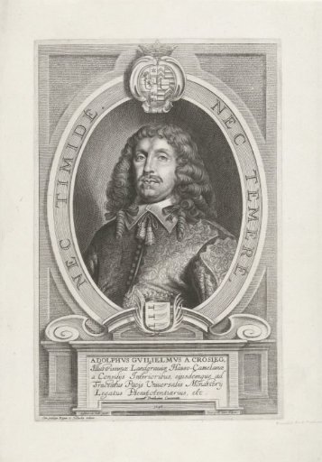 Portrait of Adolf Wilhelm von Krosigk