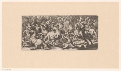Combat between cavalry and infantry
