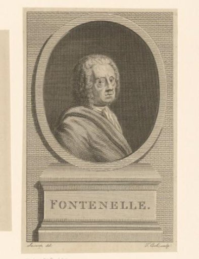 Portrait of Bernard Le Bovier de Fontenelle