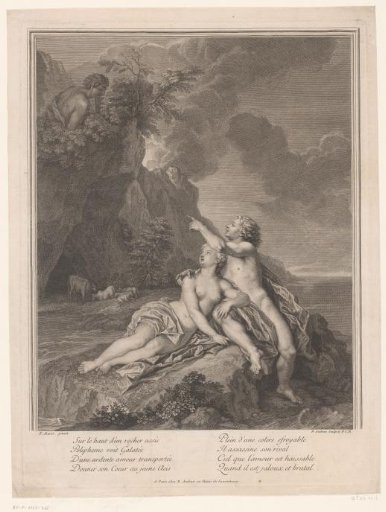 Galatea and Acis Watched by Polyphemus