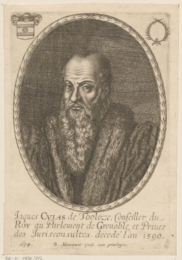 Portrait of Jacques Cujas