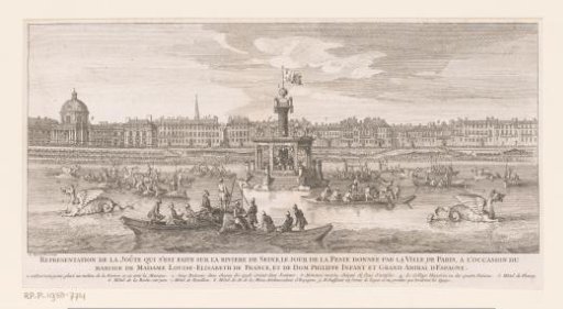 View of Festivities on the Seine