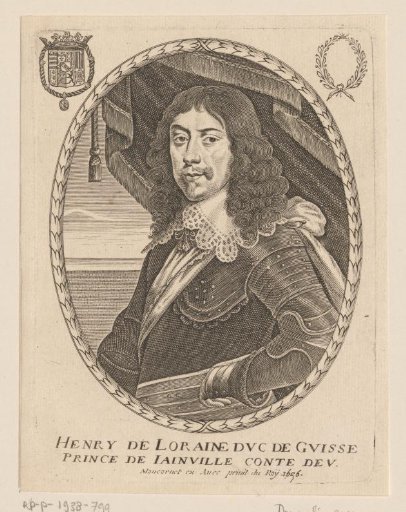 Portrait of Hendrik II de Lorraine, Duke of Guise