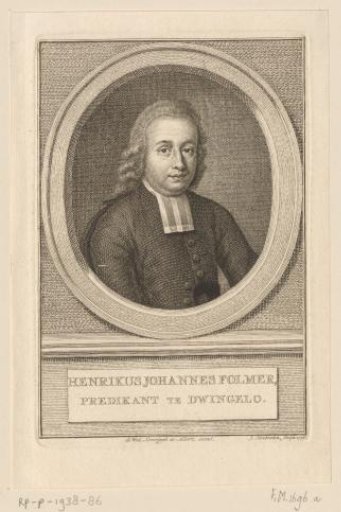 Portrait of Henricus Johannes Folmer