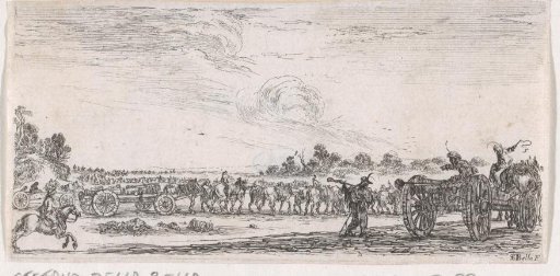 Marching cannons on a plain