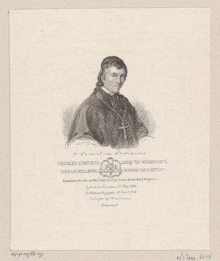 Portrait of Cornelius Ludovicus de Wijkerslooth