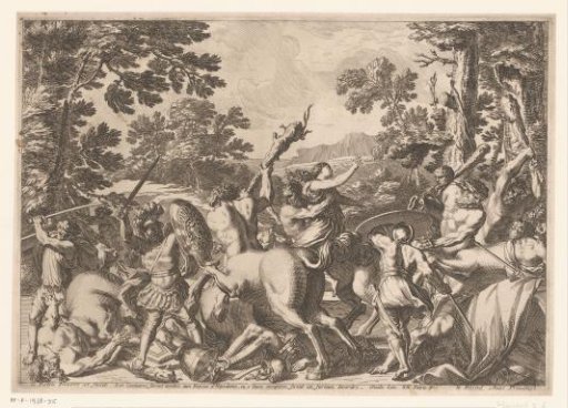 The Battle between the Lapiths and the Centaurs
