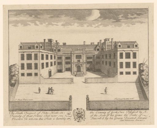 View of Aske Hall, Yorkshire