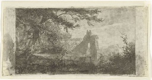 Landscape with a gateway