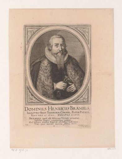 Portrait of Henricus Braemius