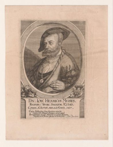 Portrait of Johannes Henricus Meisius