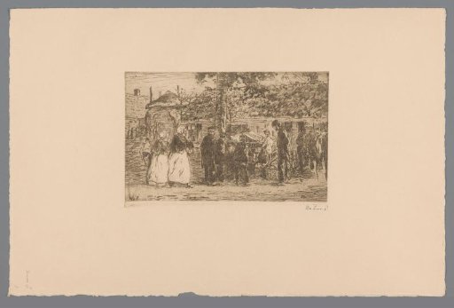 Peasants at a village market