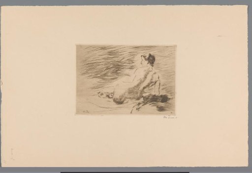 Reclining nude woman