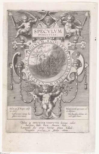 Mirror with the Five Wise and the Five Foolish Virgins