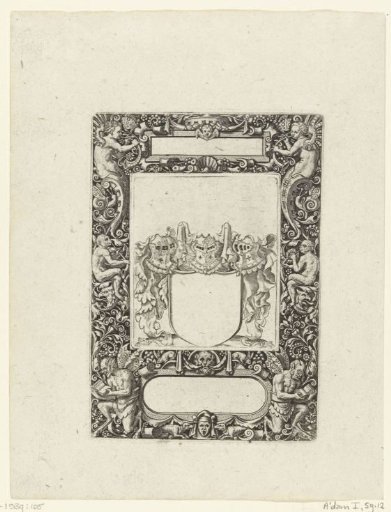 Frame with cartouches