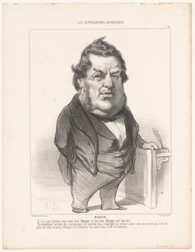 Caricature of Jean-Jacques Berger