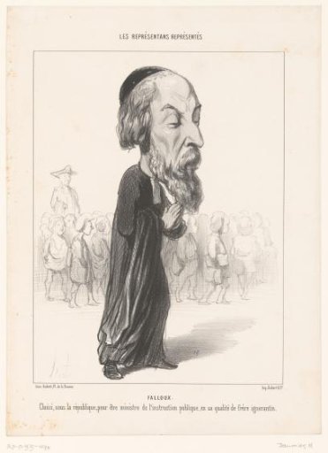 Caricature of Alfred-Fréderic-Pierre Falloux