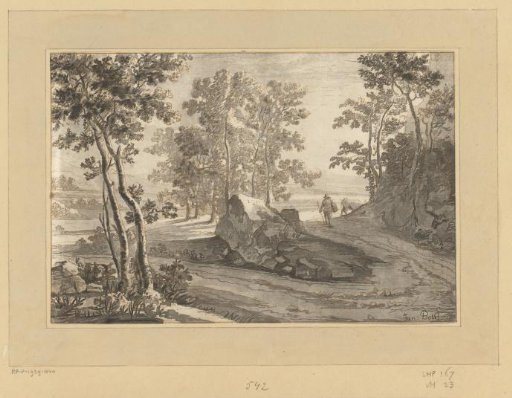 Wooded Landscape with a Cattle Herder