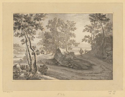 Wooded Landscape with a Cattle Herder