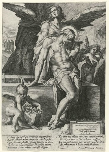 Angels Supporting the Body of Christ