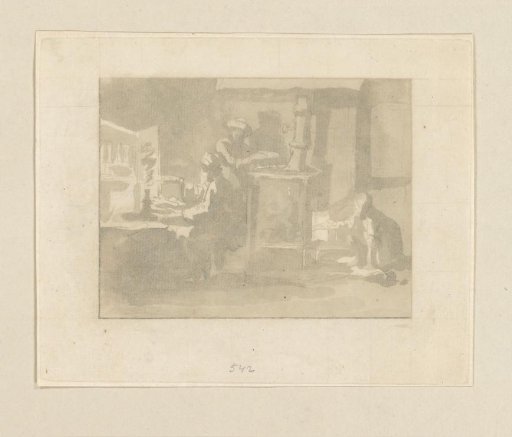 Man blowing out a candle