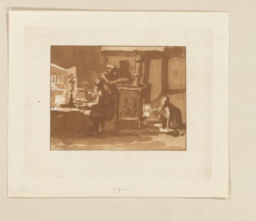 Man blowing out a candle