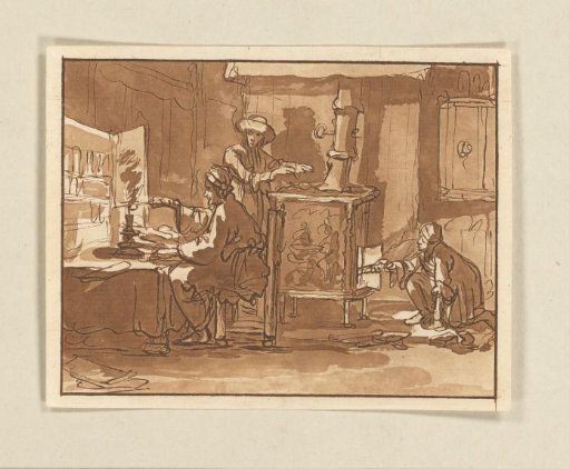 Man blowing out a candle