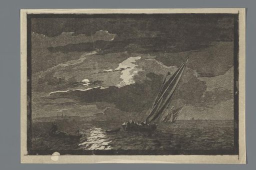 Seapiece with a Full Moon